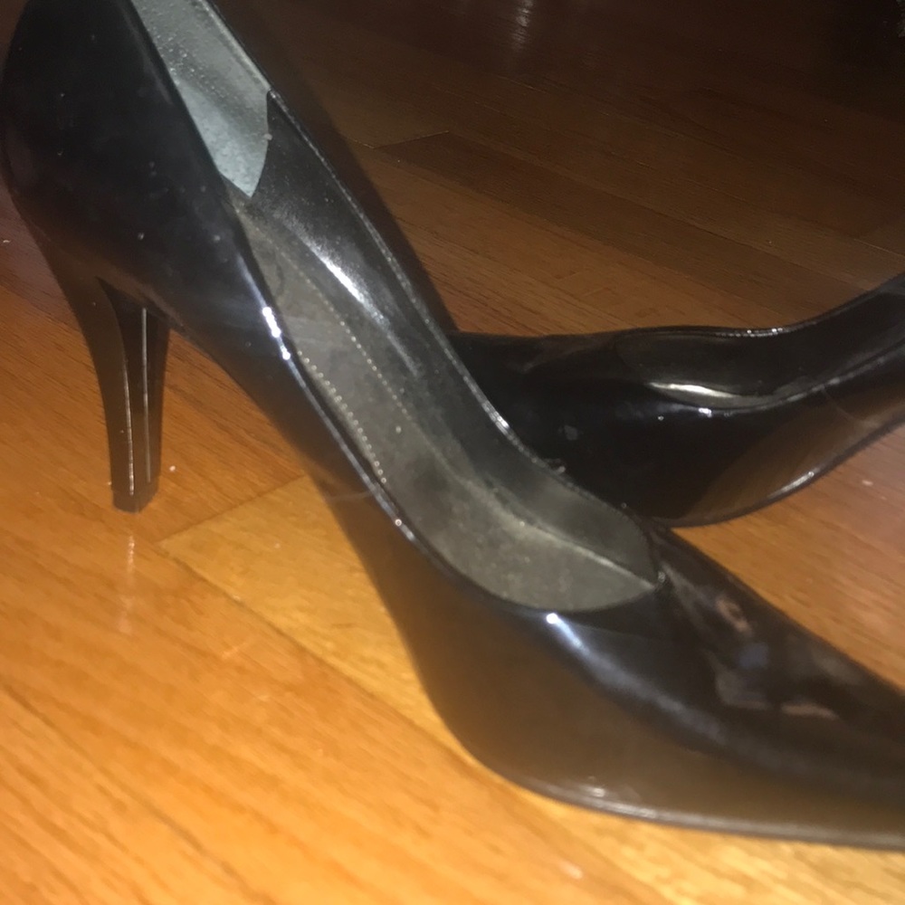 Nine West Black Patent Leather Heels